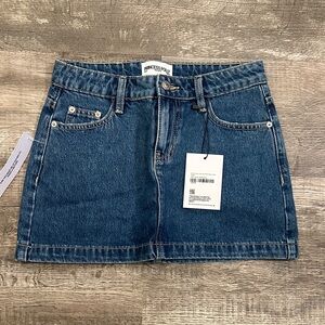 Princess Polly Blue Denim Mini Skirt